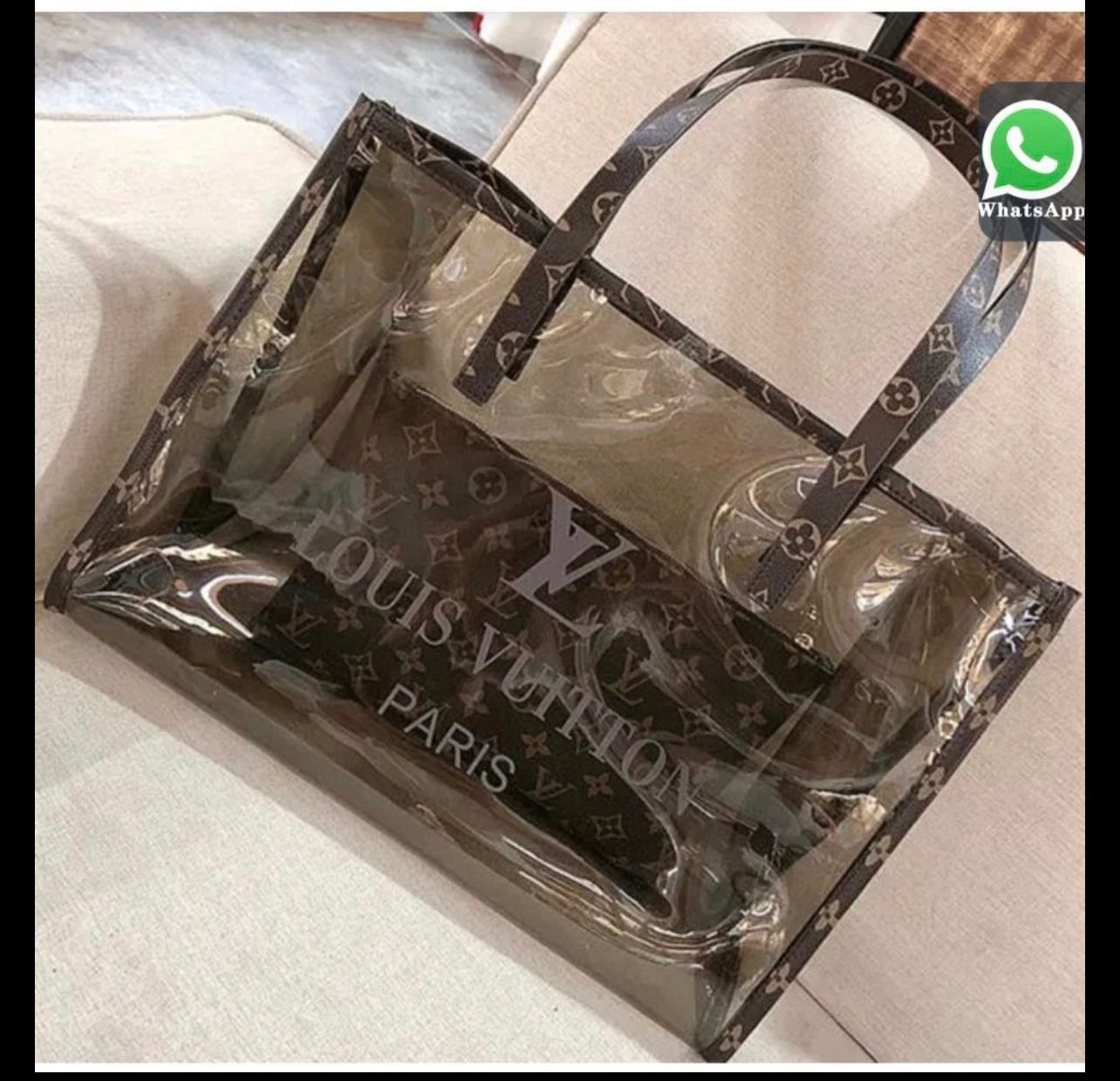 Clear LVS Two Piece Bag